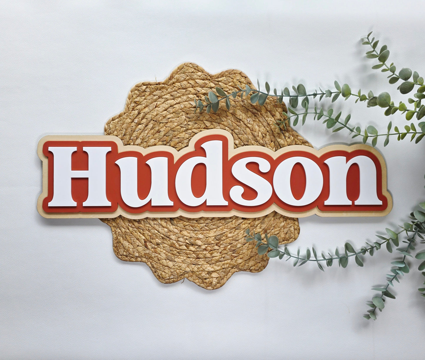 Triple Layer Name Plaque