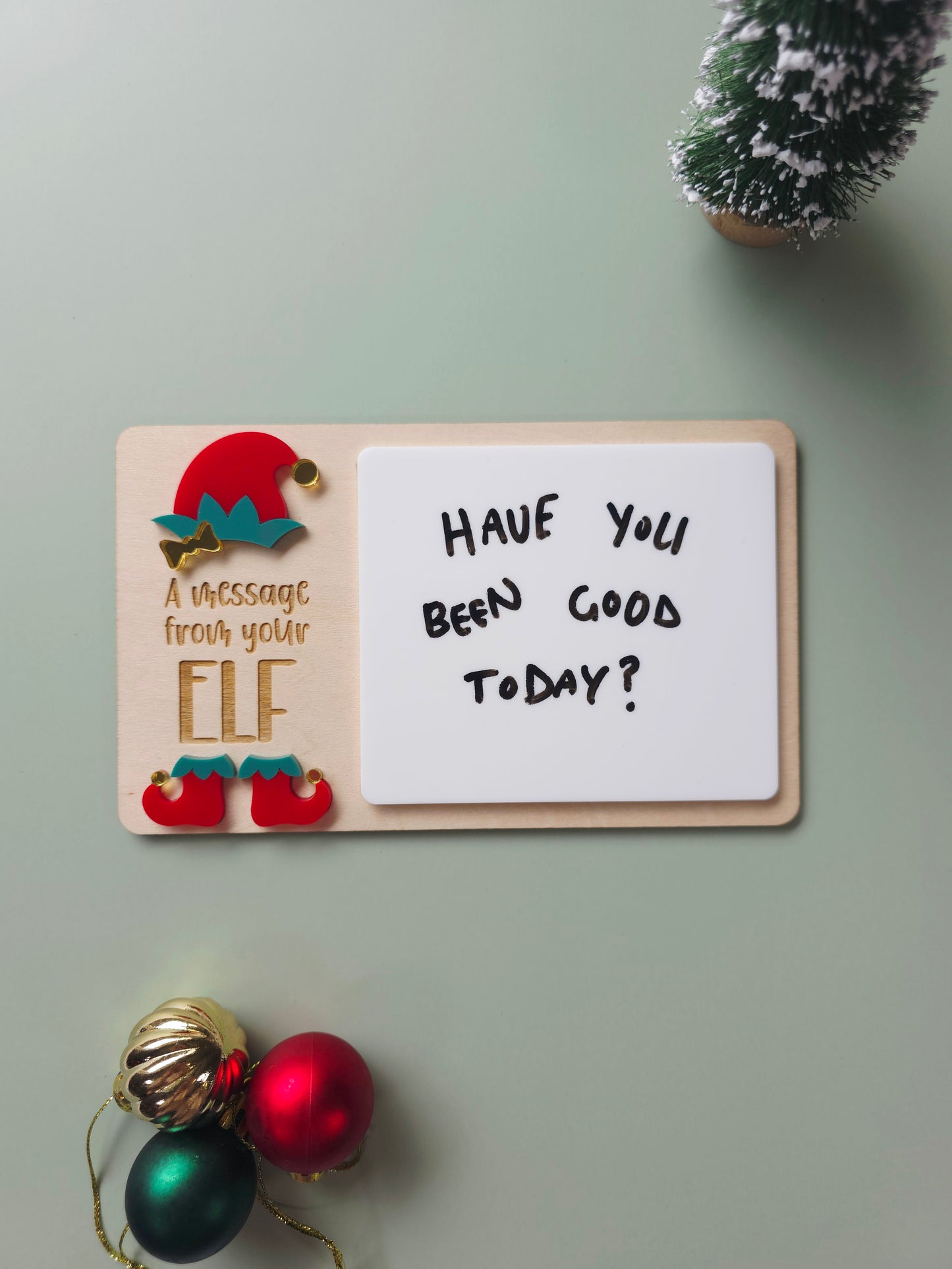 A Message From Your Elf Board