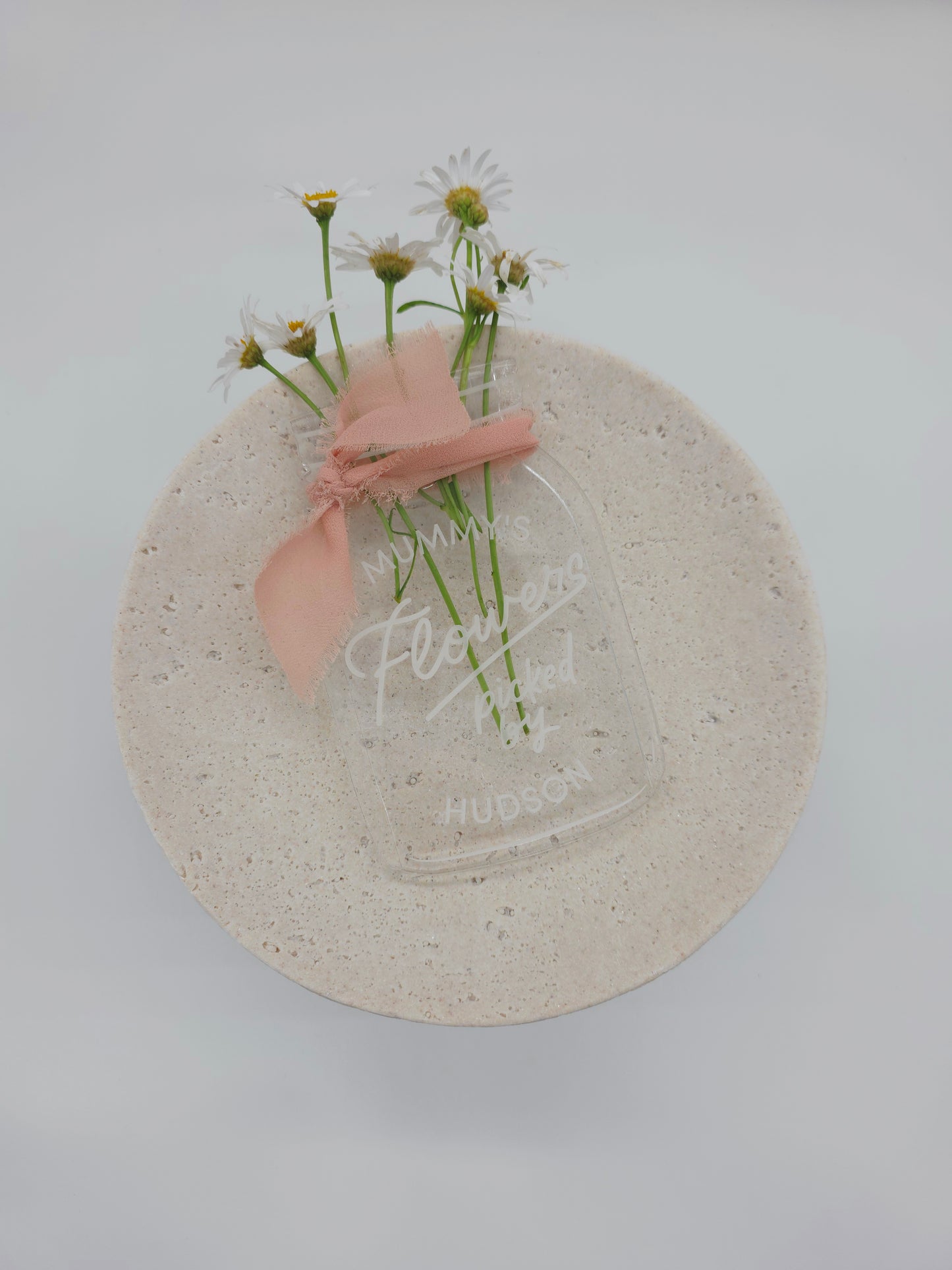 Flower Jar Fridge Magnet - Personalised