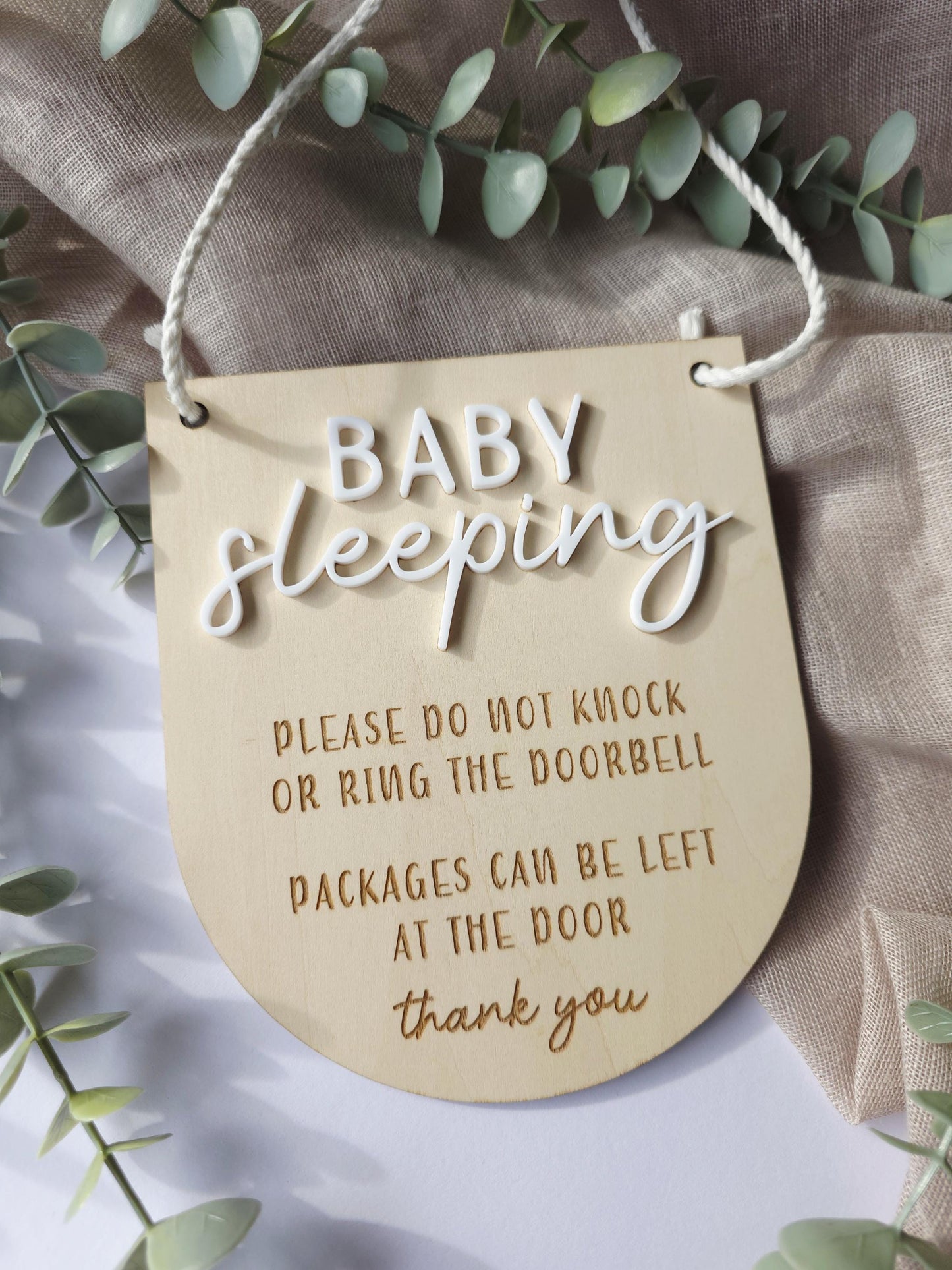 Baby is Sleeping Sign