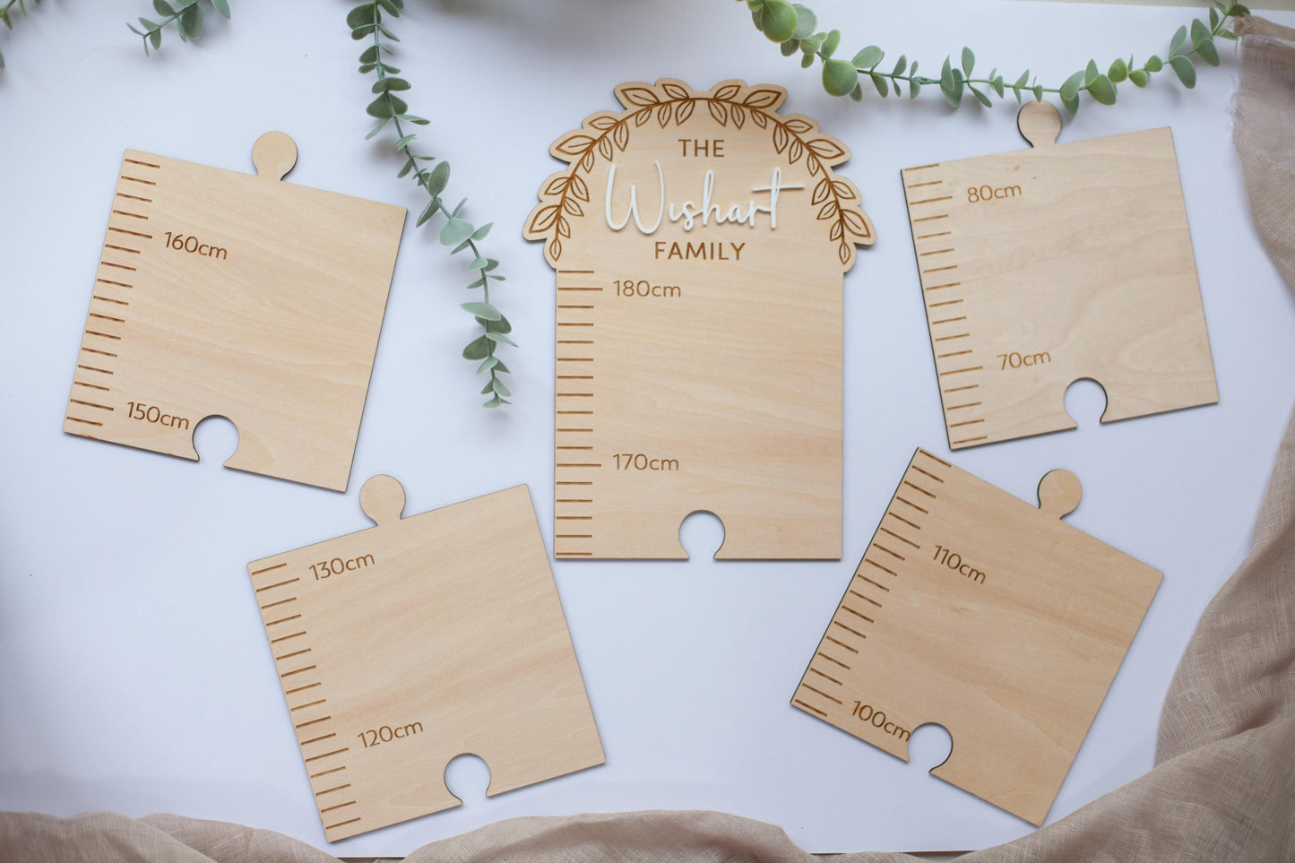 Personalised Family Name Growth Chart