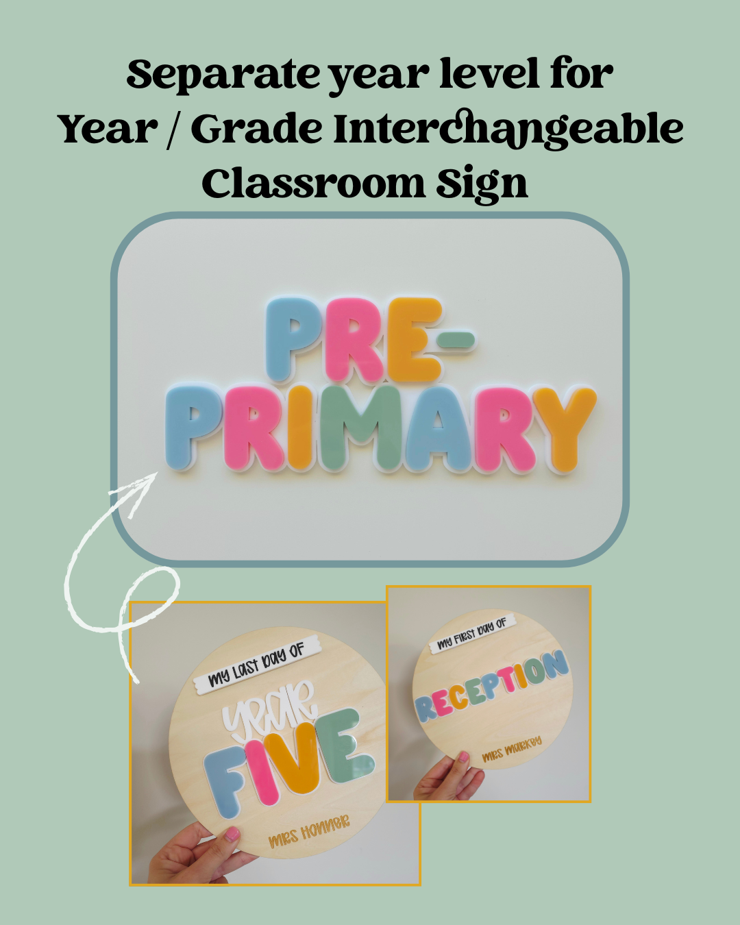Year / Grade - Separate Year Level