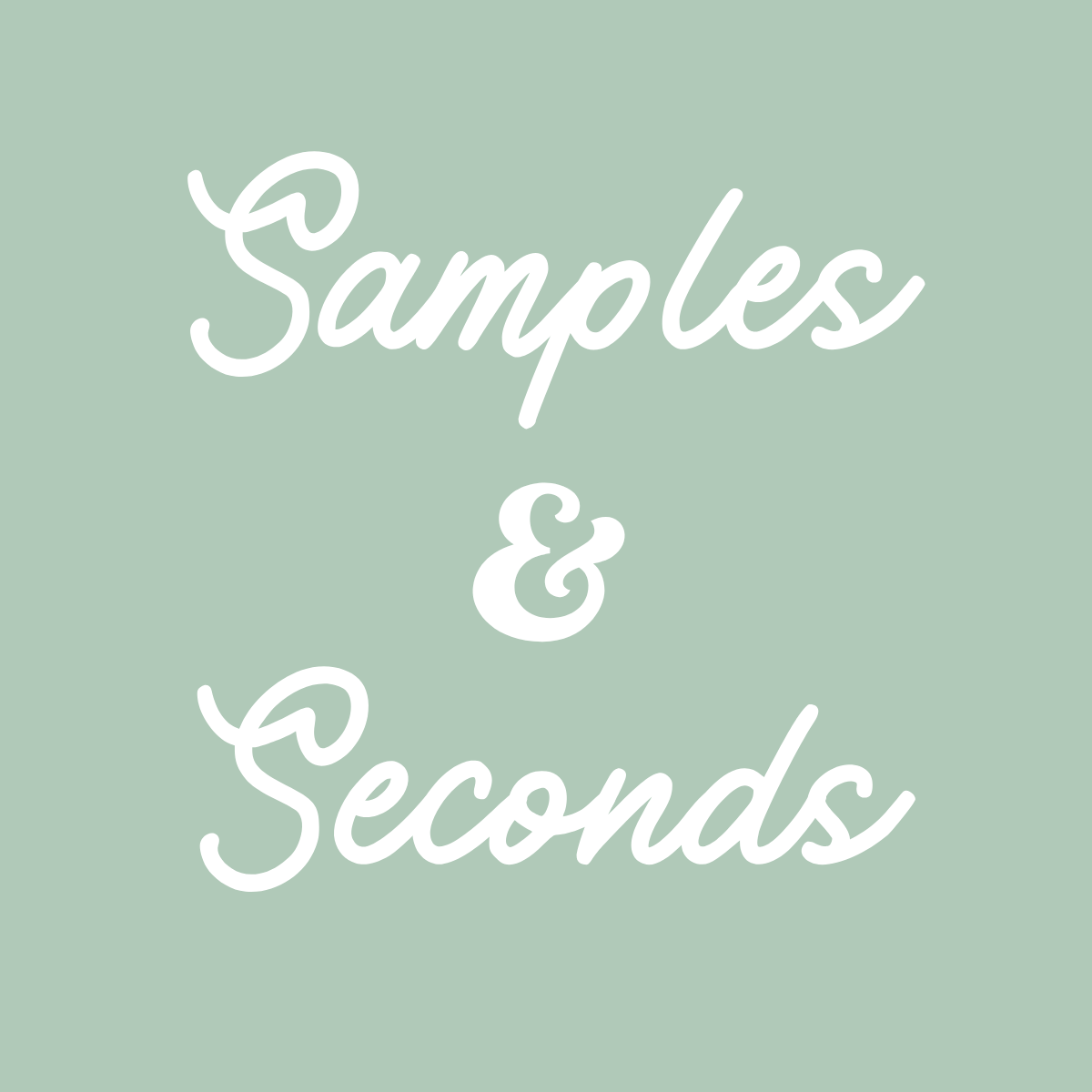 Samples and Seconds