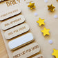 Daily Tasks Gold Star