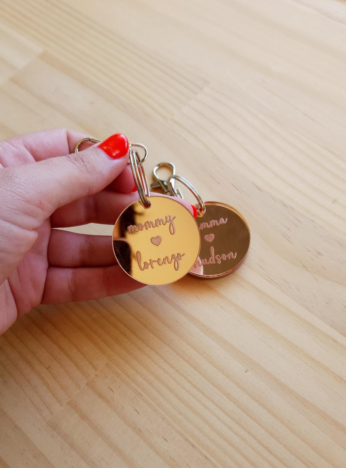 Acrylic Keyring for Mum