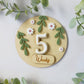 Baby Milestone Interchangeable Circle Flowers