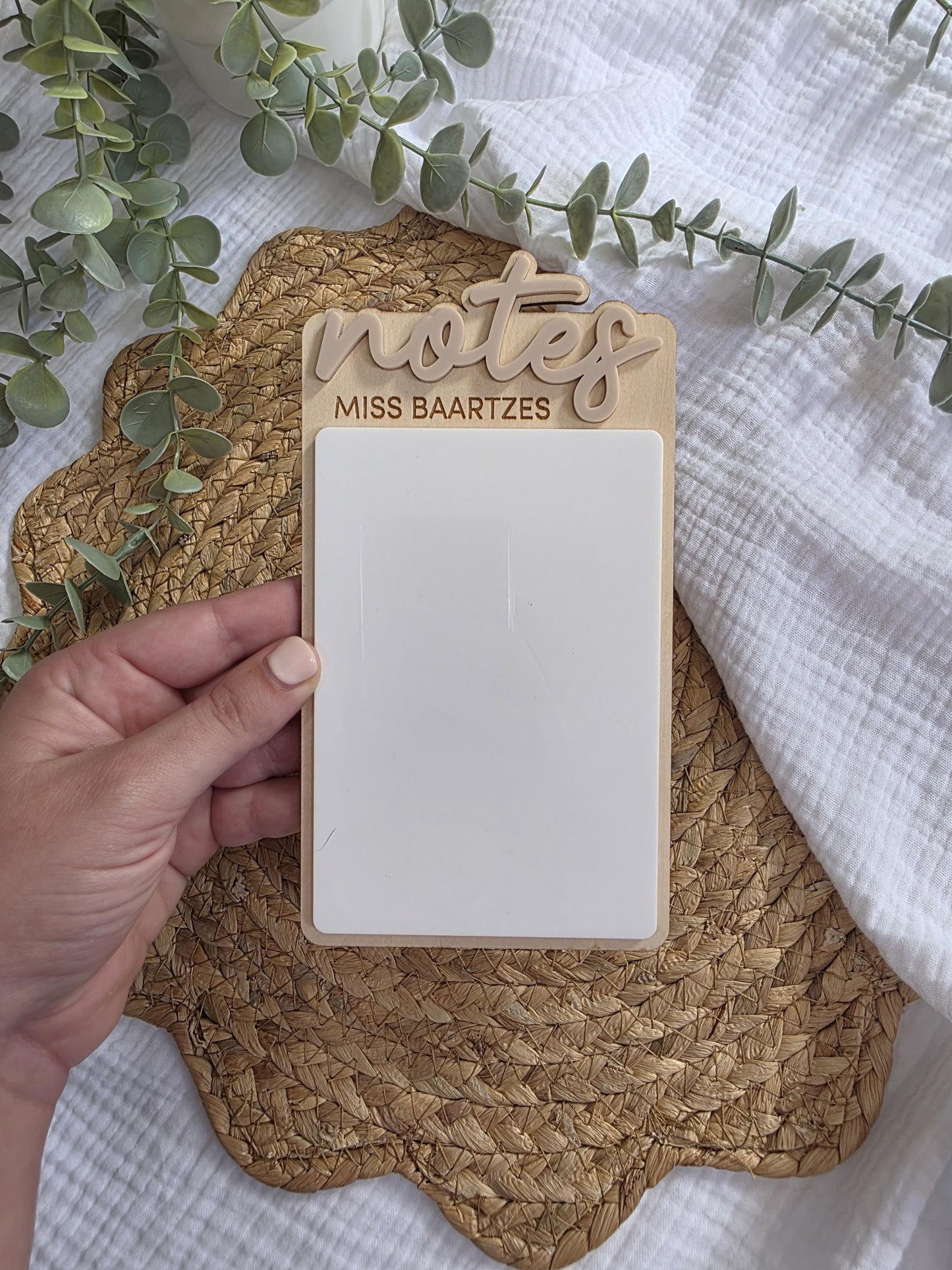 Teacher Dry Erase Note Pad