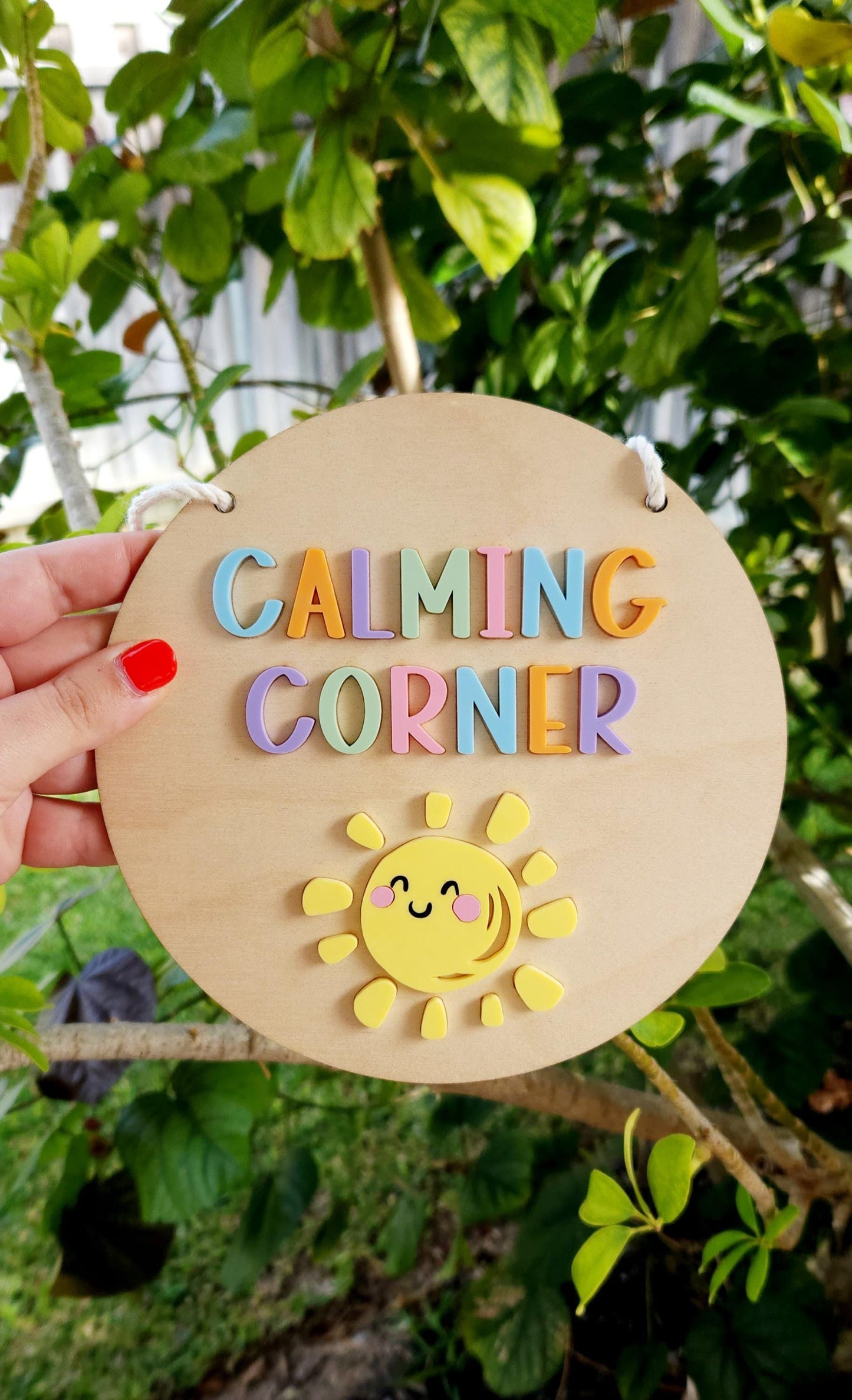 Calming Corner Sign