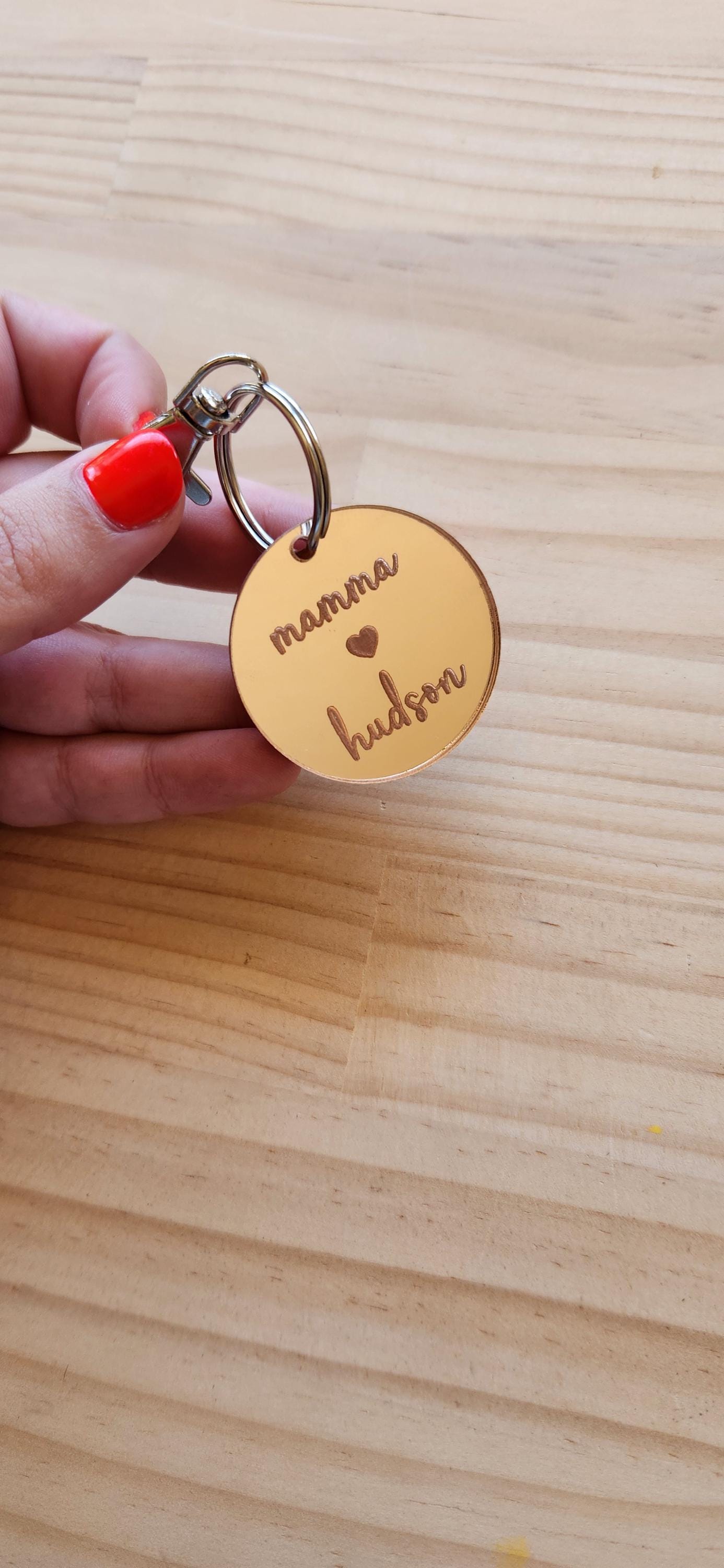 Acrylic Keyring for Mum