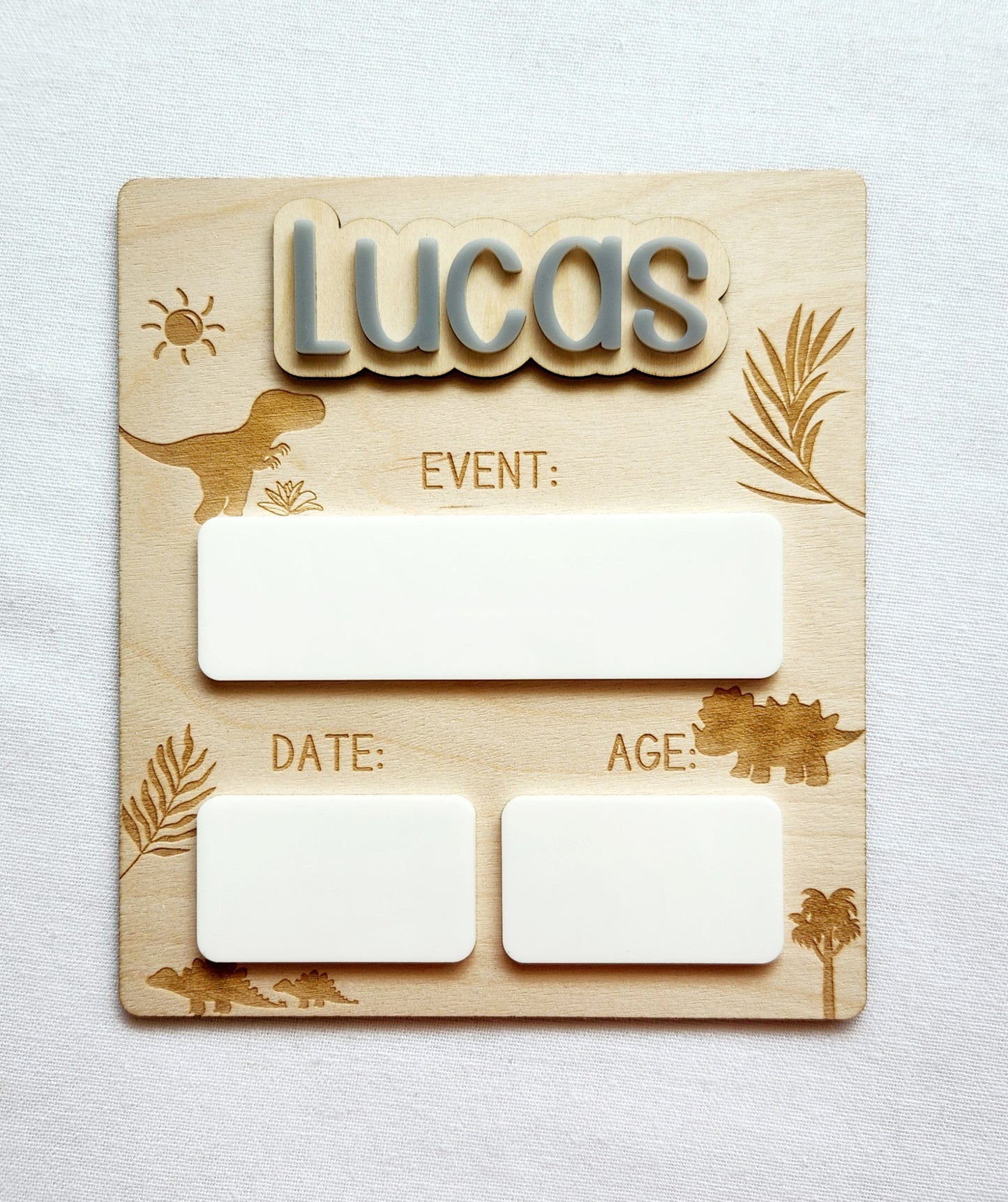 Milestone Board - Dinosaurs