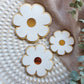 Acrylic & Wood Flower Trio – Set of 3