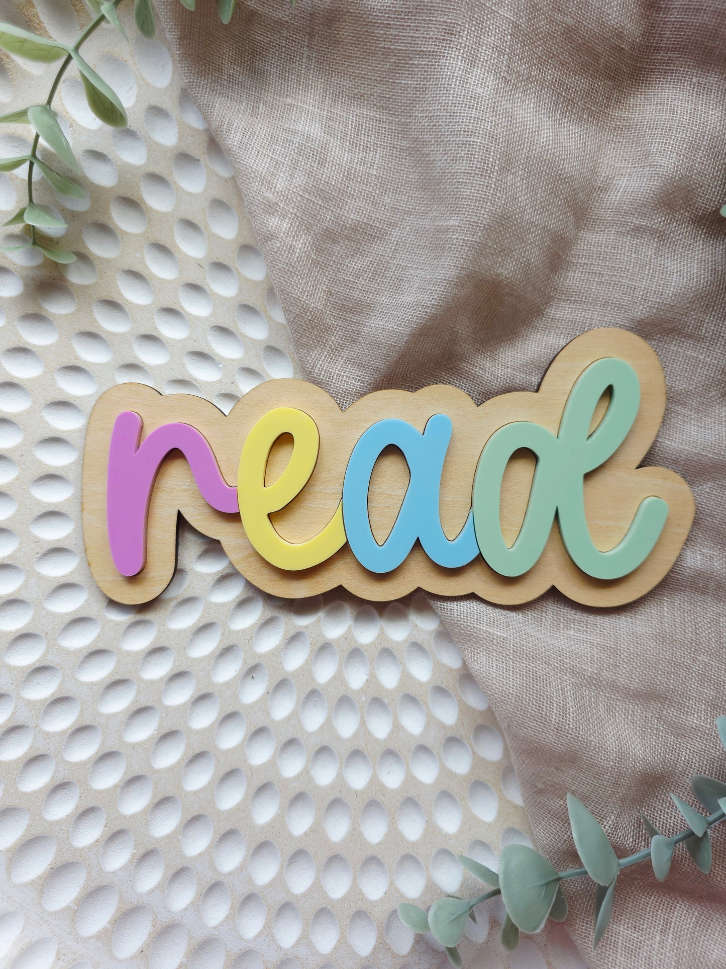 Read Decal - Pastel or Neutral