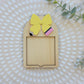 Pencil Bow Sticky Note Holder