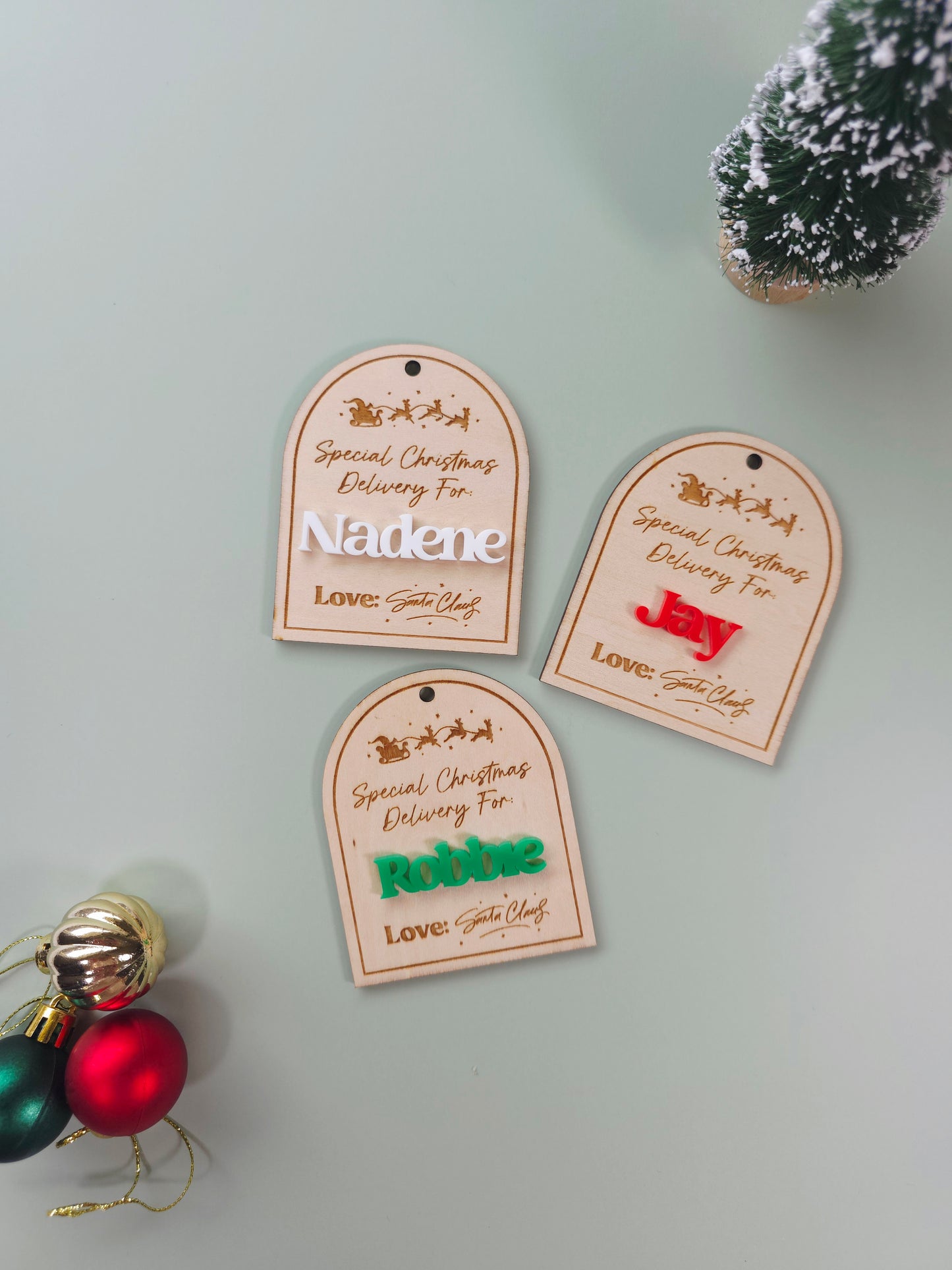 Christmas Gift Tag - personalised