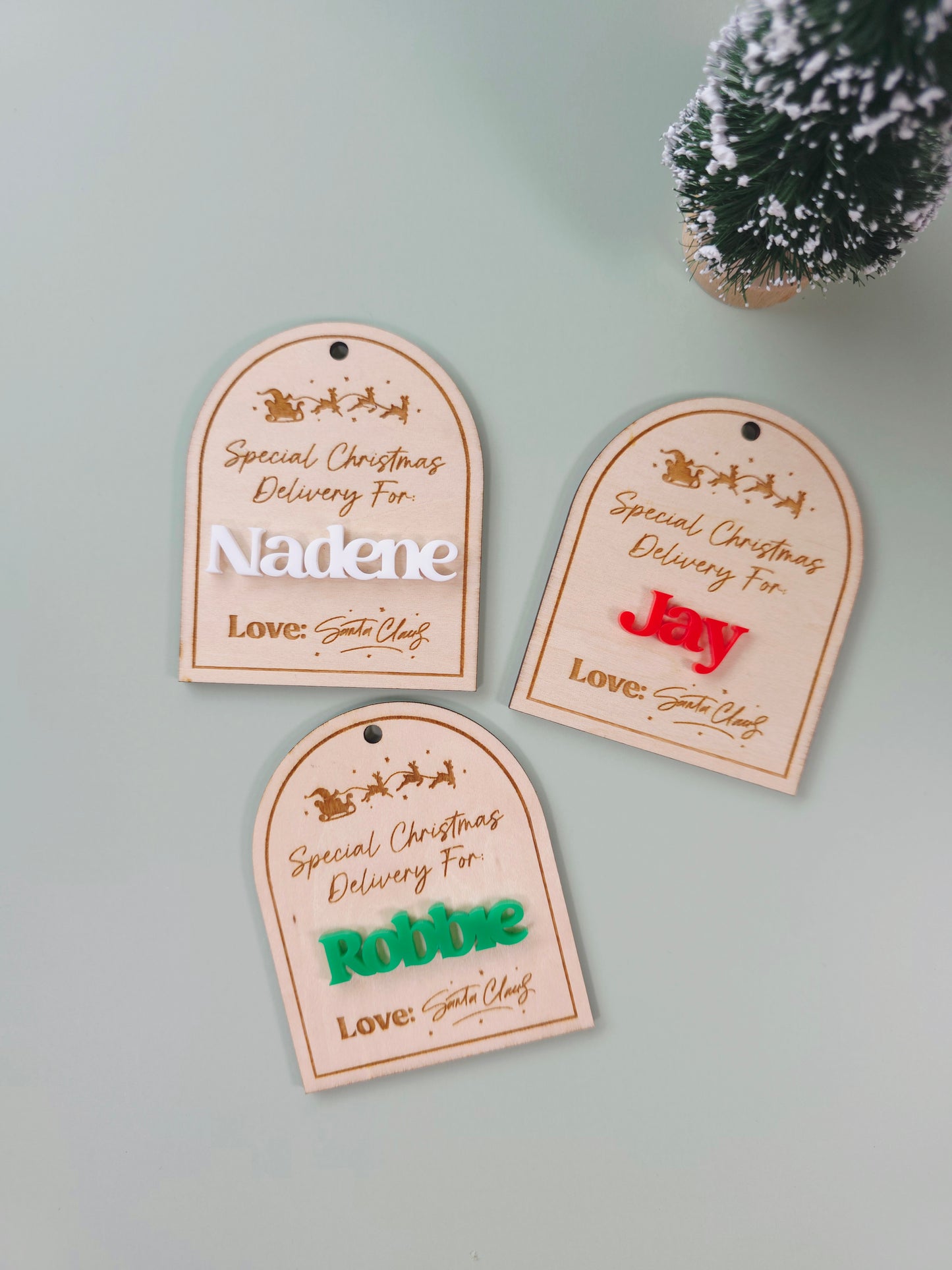 Christmas Gift Tag - personalised