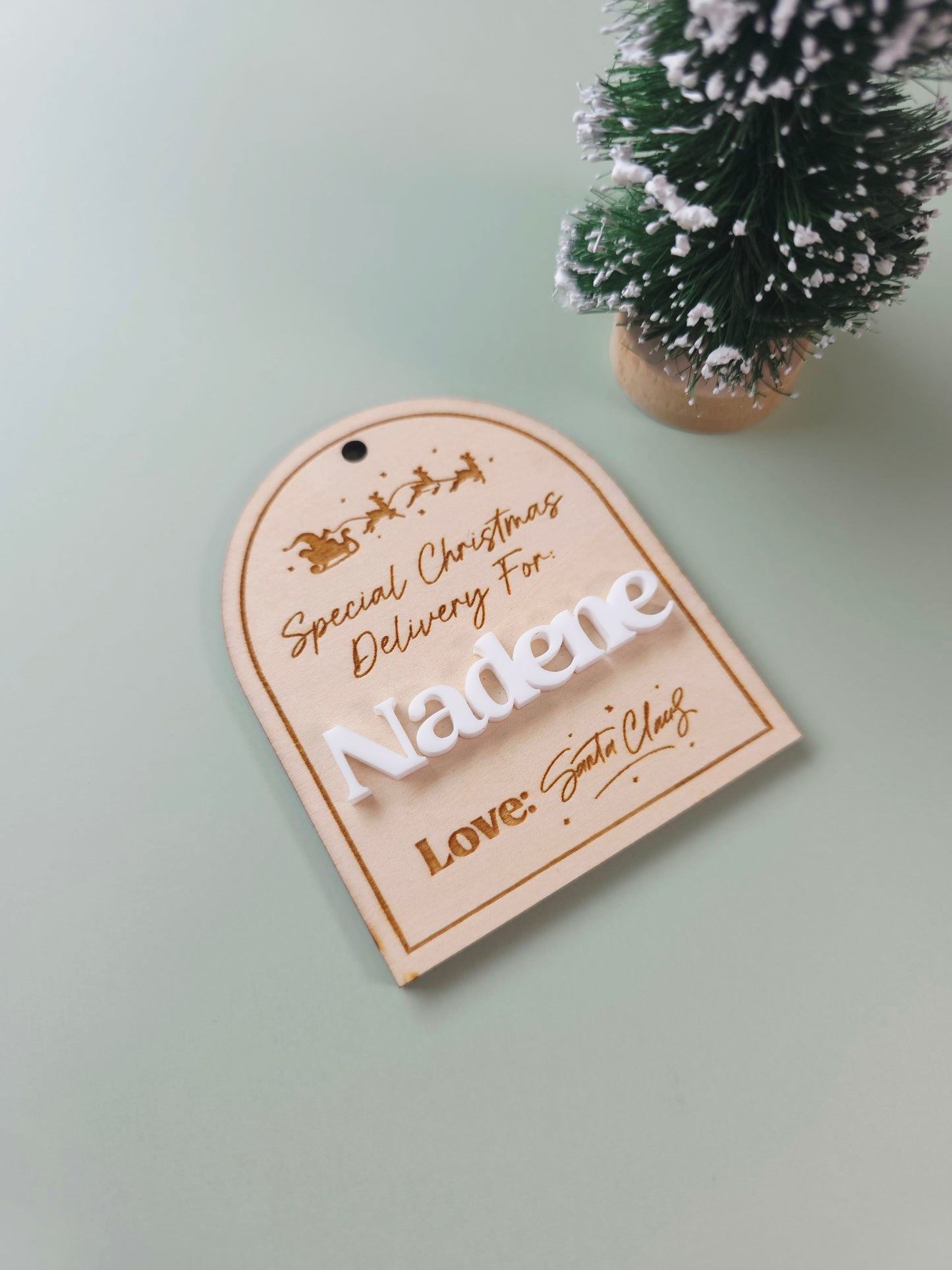 Christmas Gift Tag - personalised