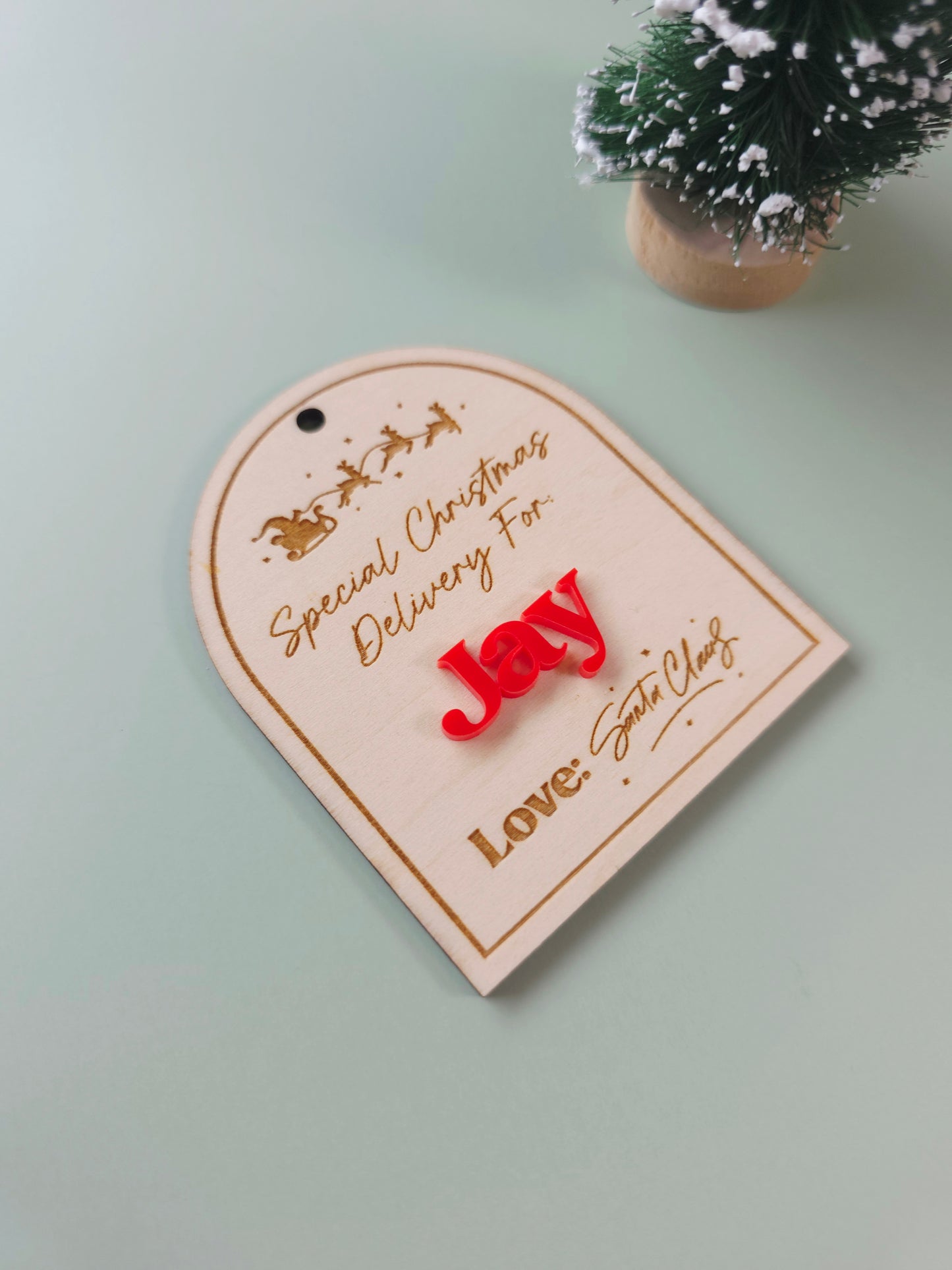 Christmas Gift Tag - personalised