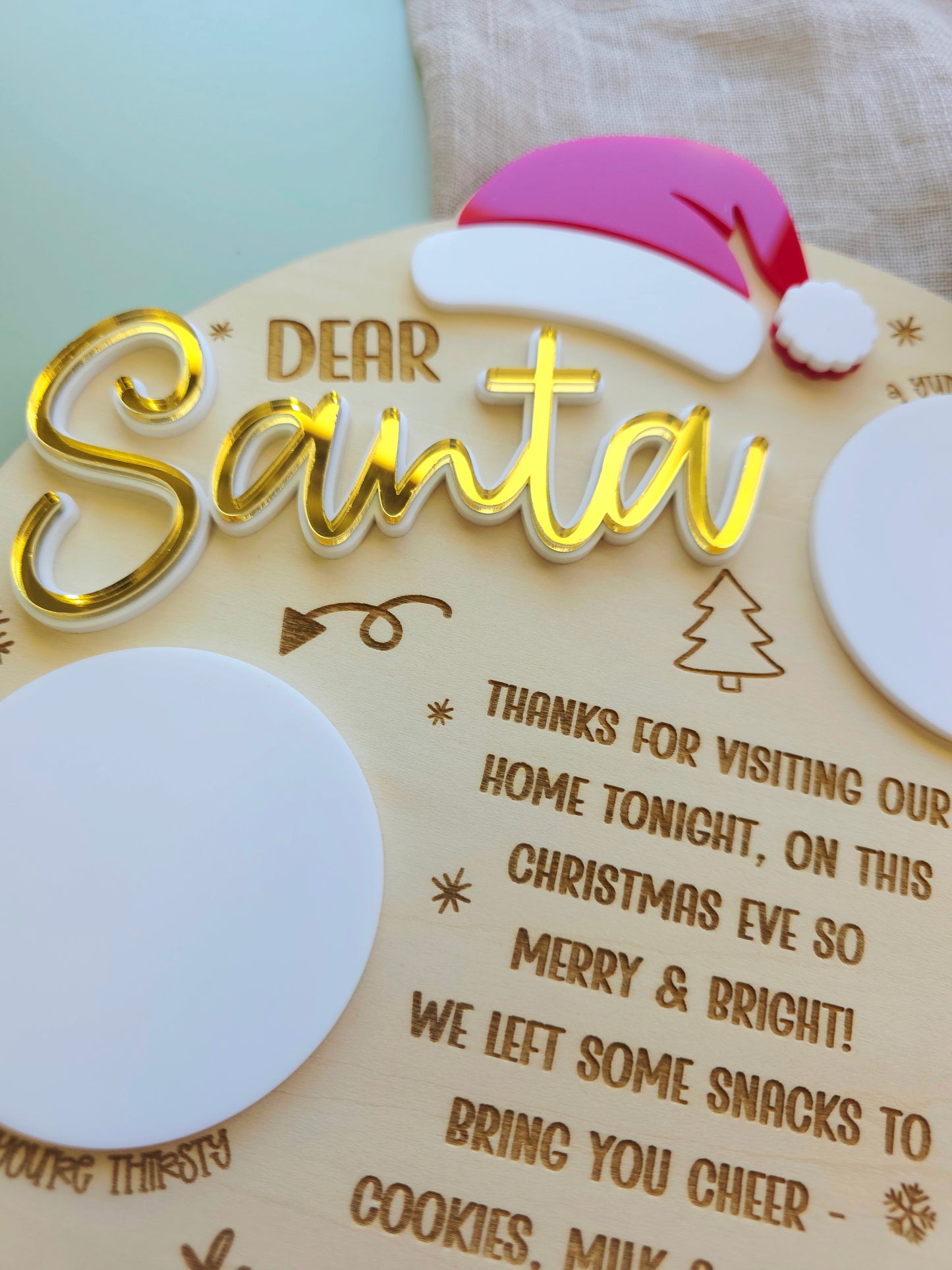 Santa Snack Tray (Personalised)