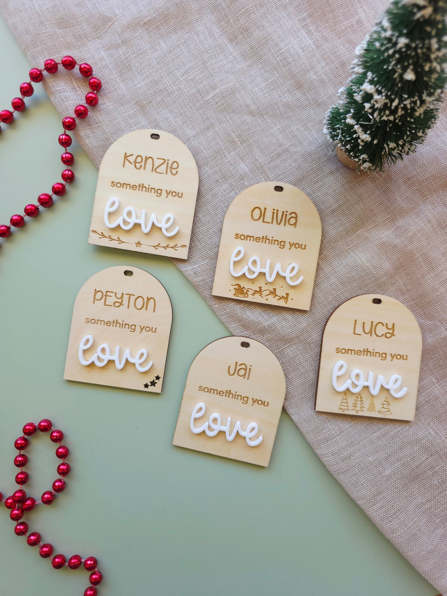 Thoughtful Christmas Gift Tags Personalised (SET OF 7)