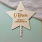 Personalised Christmas Tree Star