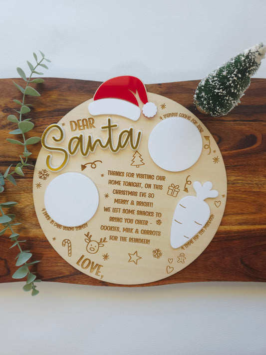 Santa Snack Tray (Personalised)