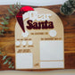 Dear Santa Dry Erase Board Block Lettering