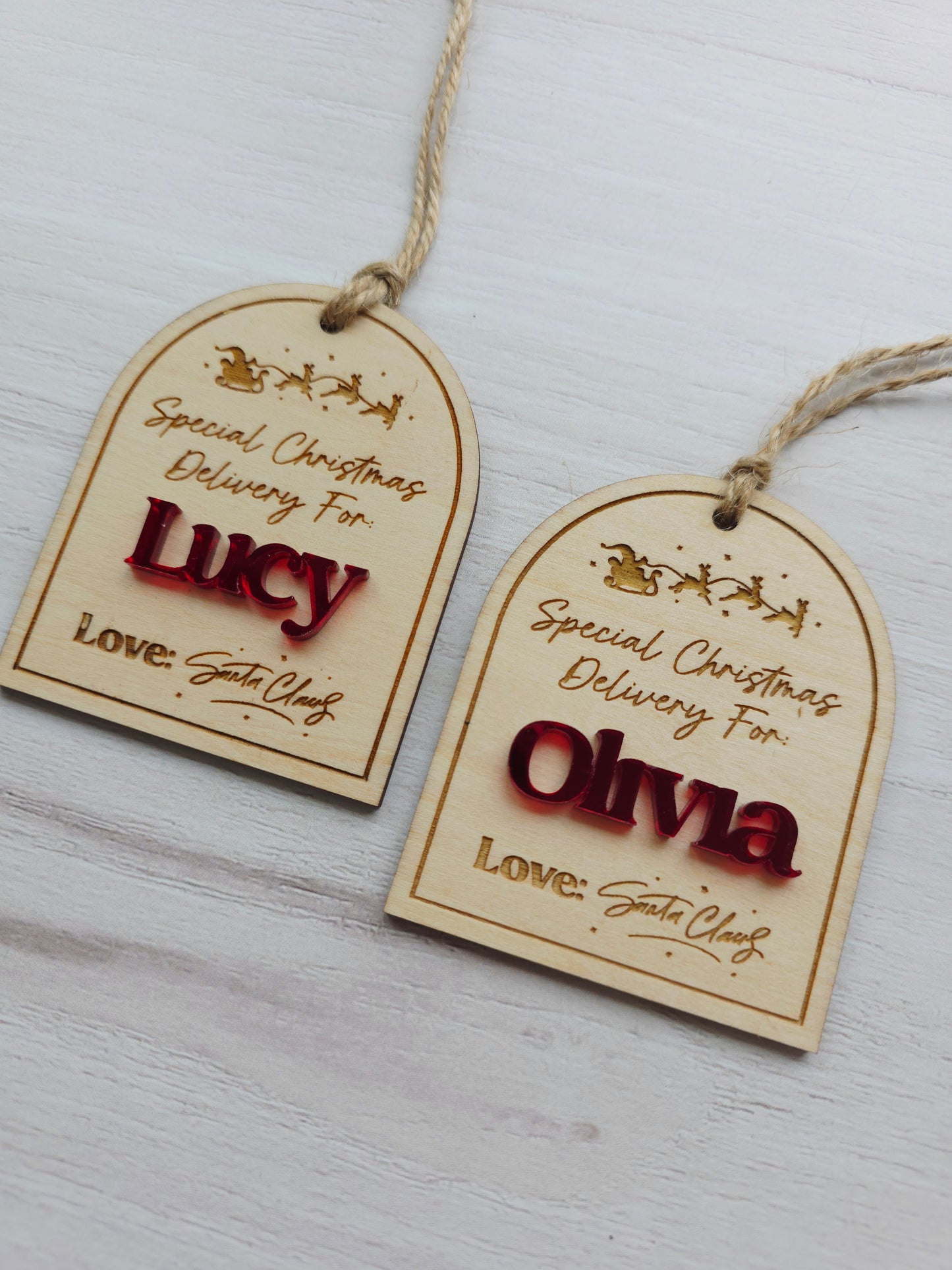 Christmas Gift Tag - personalised