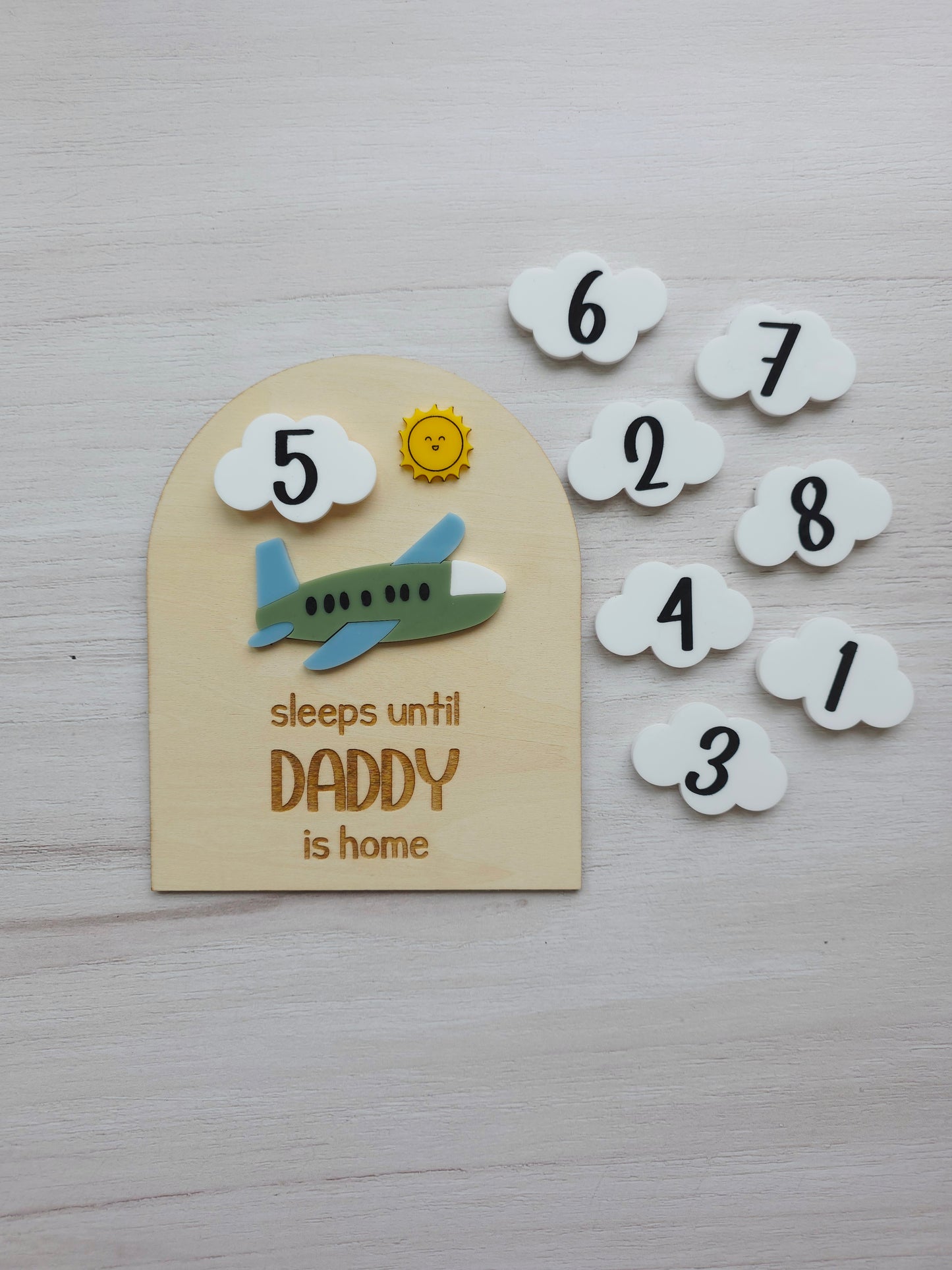 FIFO / DIDO Countdown Airplane Magnet