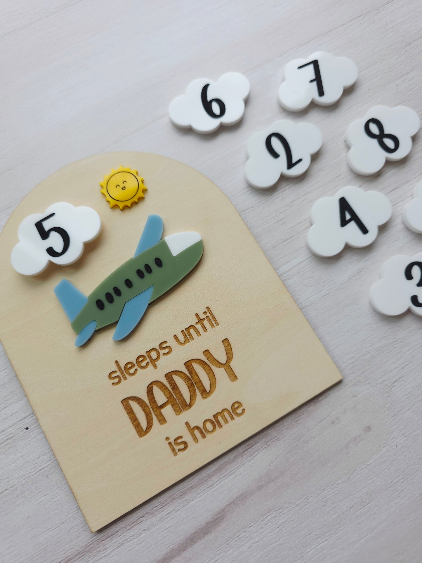 FIFO / DIDO Countdown Airplane Magnet