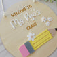 Teacher Name Plaque Pencil