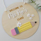 Teacher Name Plaque Pencil