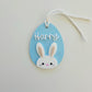 Easter Bunny Egg Basket Tag - Personalised