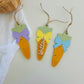 Easter Bow Carrot Name Tag