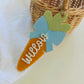 Easter Bow Carrot Name Tag