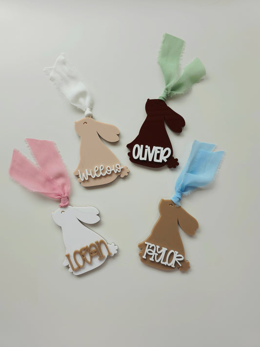 Bunny Easter Tag - Personalised