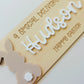 Easter Crate Plaque - Personalised with Acrylic Bunny