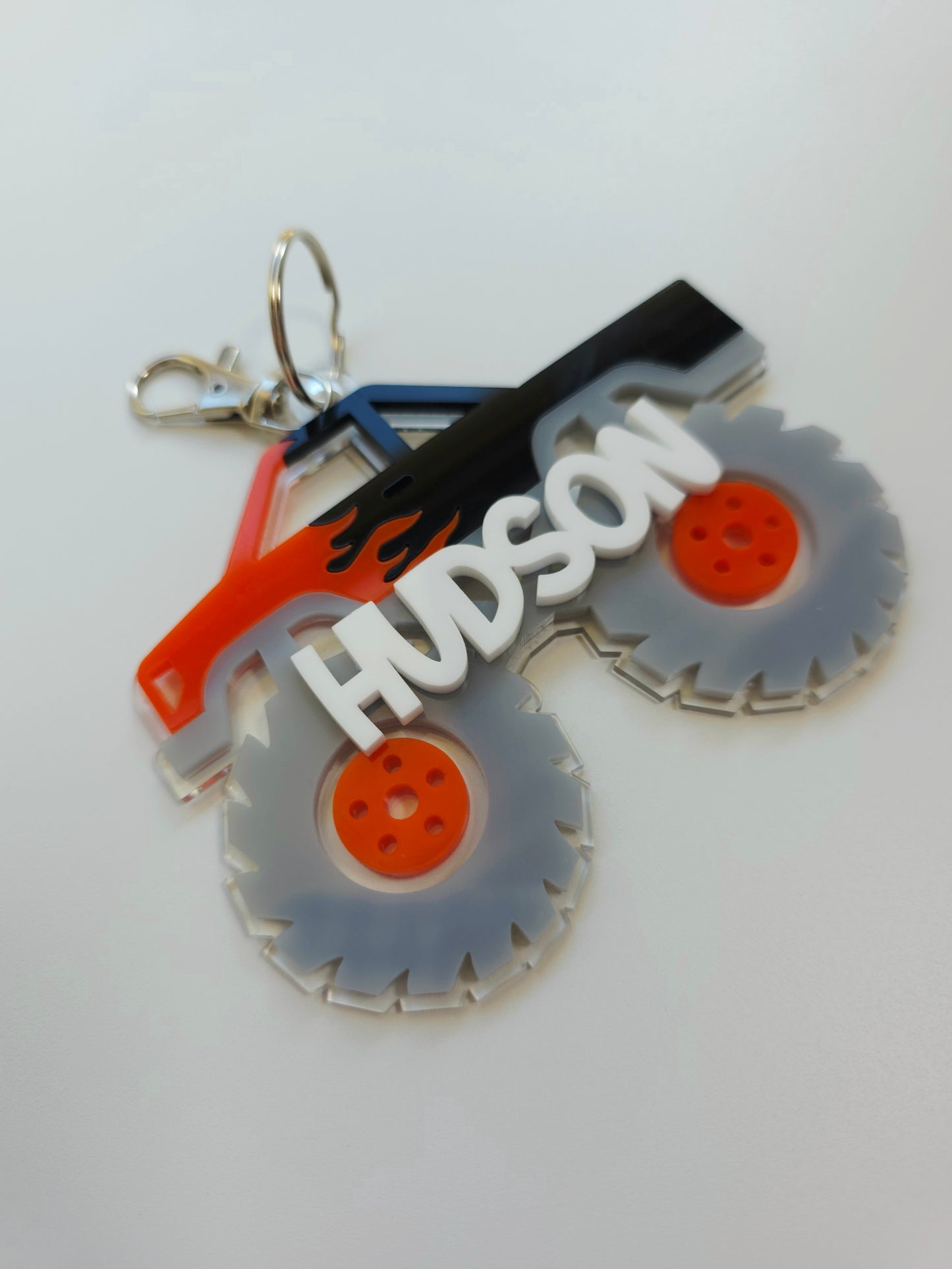 Monster Truck Bag Tag