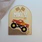 Monster Truck Name Plaque