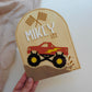 Monster Truck Name Plaque