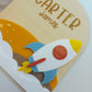 Space Theme Name Plaque