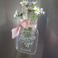 Flower Jar Fridge Magnet - Personalised