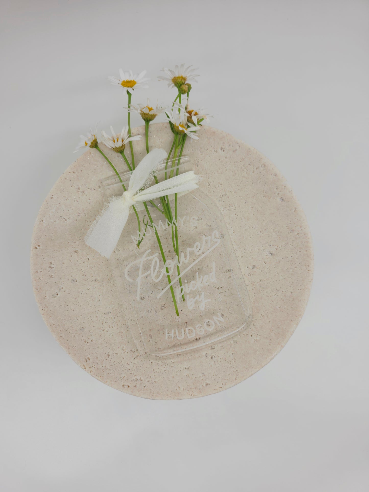 Flower Jar Fridge Magnet - Personalised