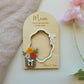 Flower Bow Photo Frame (2.5x3.5 inch) - Personalised