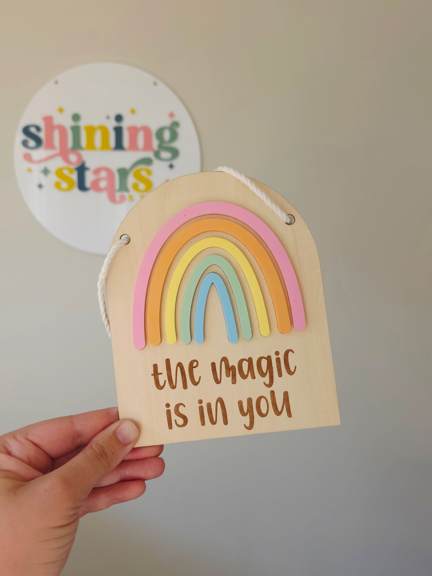 Rainbow Magic Hanging Banner