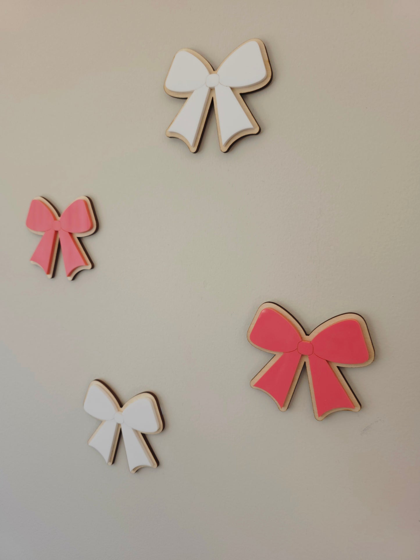 Bow Wall Décor - Set of 4