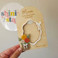 Flower Bow Photo Frame (2.5x3.5 inch) - Personalised