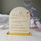 Mother Definition Plaque - Personalised