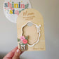 Flower Bow Photo Frame (2.5x3.5 inch) - Personalised