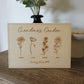 Birth Flower Stand Plaque
