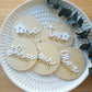 Baby Milestone Cards - Flowery Words